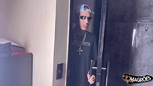 can this brazilian guy take two cocks?!