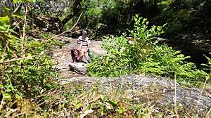 voyeur stranger bangs girl on nudist beach, wow!