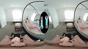 Oh wow, my helpful girlfriend gets fucked in POV style VR porn!