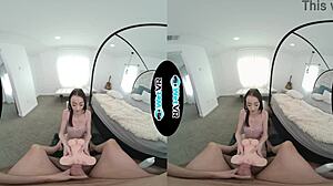 Oh wow, my helpful girlfriend gets fucked in POV style VR porn!