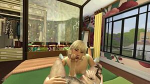 alternative couple fucks and cums