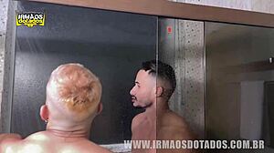Did Saradinho just pound that passive guy in the shower bareback?