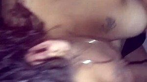 chubby girl fucks for smoke, sucking big cock retro style 😎