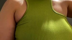 Crazy anime girl fingers wet pussy during gym masturbation in public