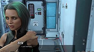 Red Haired Step Sister Bathes In Shower