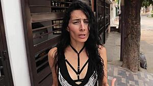 Mature neighbor seduces with saggy tits