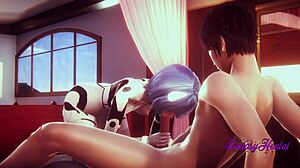 Evangelion hentai 3d - rei ayanami enjoy with shinji ikari hard sex - japanese manga anime porn cartoon