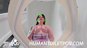 Kittycamtime shocked by human toilet surprise! 😲