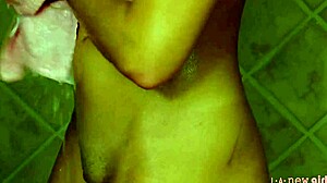 Super Cute Brunette Teen 18+ Enjoys Hot Shower Bathing