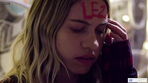 Teen Lesbian Tricked by Spoiled Bitch into Muff Diving