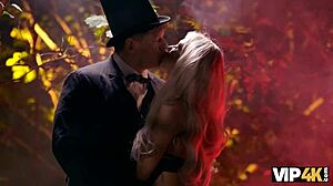 Veronica Leal as blonde witch gets ritual anal fuck and deepthroat in vip4k.