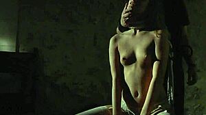 Blonde in Stockings Tied Up, Whipped, Spanked, and Dominated