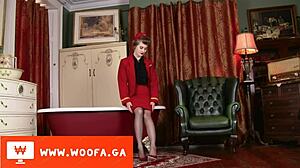 Woofa Engages In Intense Masturbation Session Two