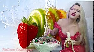 I dominate you with food porn and masturbation.