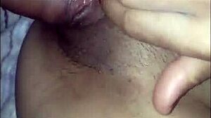 Skinny hot milf giving to her husband who came inside her shaved pussy! So intense and amateur!