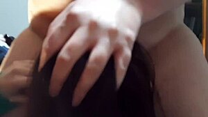 after the illusion, she licked the hairy beaver with piss - lesbian girls