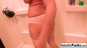 natasha nice changes and washes her feet