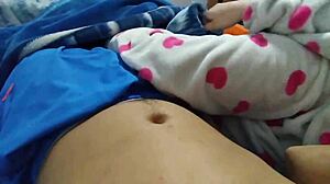 She says no but films her face anyway