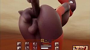 Anal Pounding This Moreno in Wild Hentai Game!