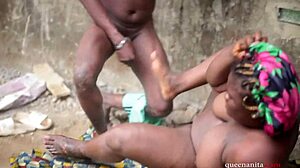 The BAD BOY fucks STEPMOM'S sweet vagina OUTDOOR