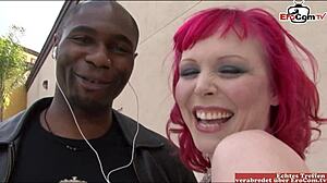 I am curvy busty red haired slut with heart nipples enjoying bbc