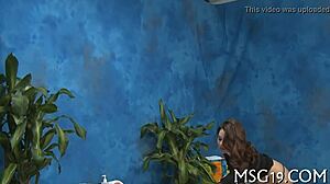 Hot babe’s naughty massage turns rough