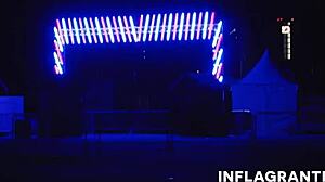 Feeling Exposed in Public Berlin Night