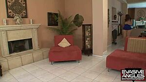 Interracial Lover Bends Her Over for Rear Banging