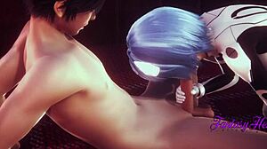 Evangelion hentai 3d - rei ayanami enjoy with shinji ikari hard sex - japanese manga anime porn cartoon