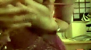 young blonde teen strips and rips clothes on webcam