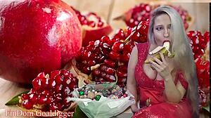 I dominate you with food porn and masturbation.