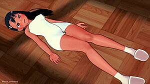 is nagatoro ready to play naked with just a towel?