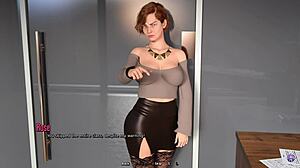 Horny teacher gives intense handjob