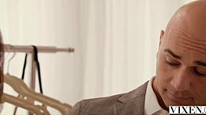 Vixen Model Seduces Designer