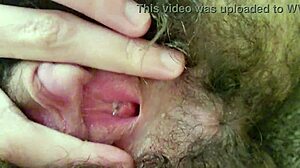 Fingering my hairy slutty hole feels so intense and wet