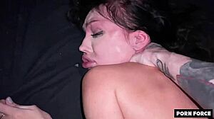 want to see tattooed whore get railed?