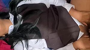 Horny Teacher Seduces Sexy Schoolgirl for Better Grades with Steamy Action