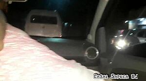 Sucking My Friend While He Drives With Windows Open, Showing Off On Streets Of Nova Iguacu! Husband Filming From Back Seat, Heading To Qg Da Putaria, Night Of Sex Between Friends!