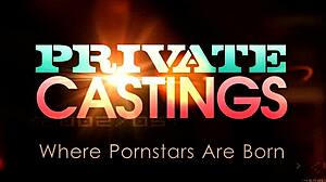 Olga winter in private porn audition with rough blowjob and cum on face.