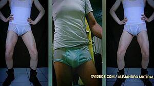 Hell Yeah! Alejandro Mistral Shows Huge Bulge in Tight Underwear Fetish!