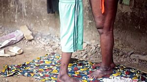 The BAD BOY fucks STEPMOM'S sweet vagina OUTDOOR