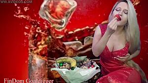 I dominate you with food porn and masturbation.