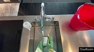 Sage Roux's tight ass railed in fishnet suit