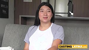 Kaori convinces perv producer with massive tits