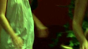 I use golden strapon on my naughty lesbian slave for orgasm