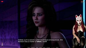 Ms. Denvers performs erotic show on stage in ep 41.