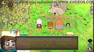 Wow, Hornycraft parody hentai ep 49 has Alex getting double creampie in tight pussy! 😍