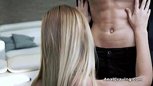 Straight to the butt with slutty amber's anal and blowjob