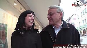 old man helmut picks up young german teen on street