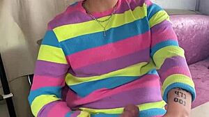 horny college guy talks dirty while jacking off his big cock 😏